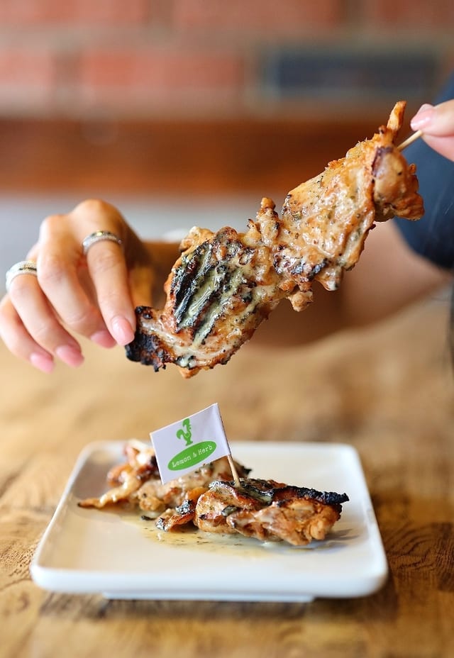 Two Chicken Thigh Skewers (4thighs) Boneless.