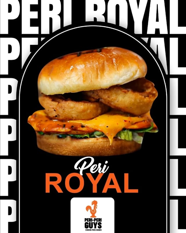 Peri-Royal Chicken Sandwich.