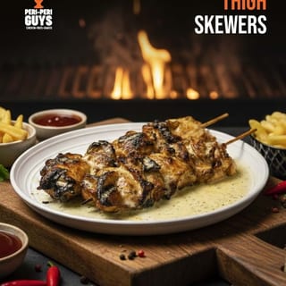 Two Chicken Thigh Skewers (4thighs) Boneless