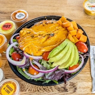 Avocado Chicken Salad Bowl Grilled