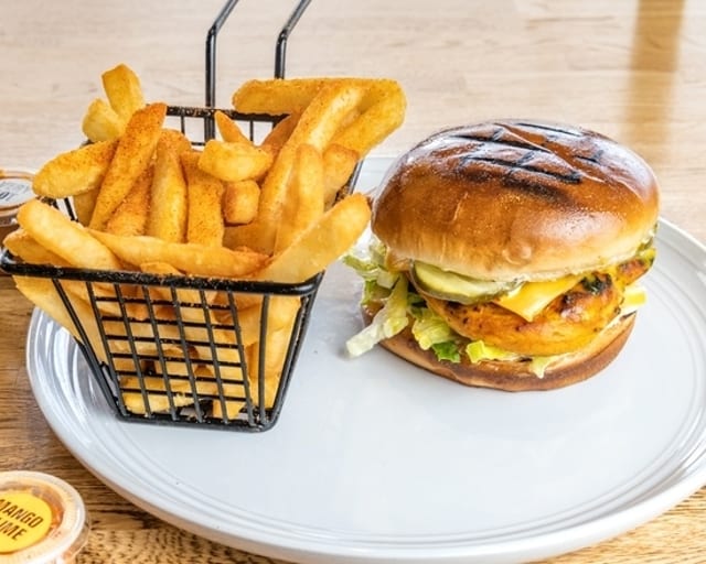 Peri-Chicken Sandwich.
