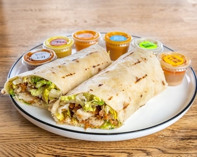 Peri-Crispy Chicken Wrap.