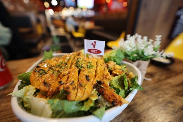 Chicken Cesar Salad.
