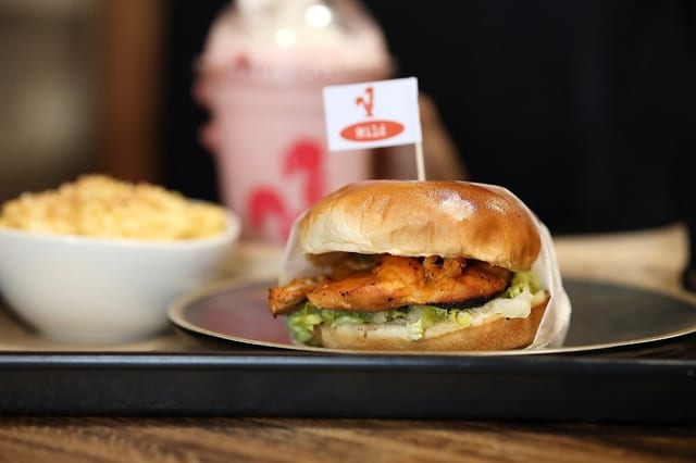 2 x Peri Chicken Sandwich (no sides).