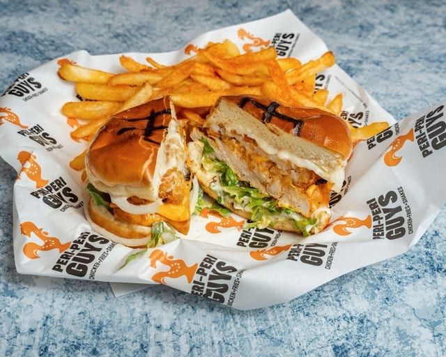 Peri-Chicken Sandwich.